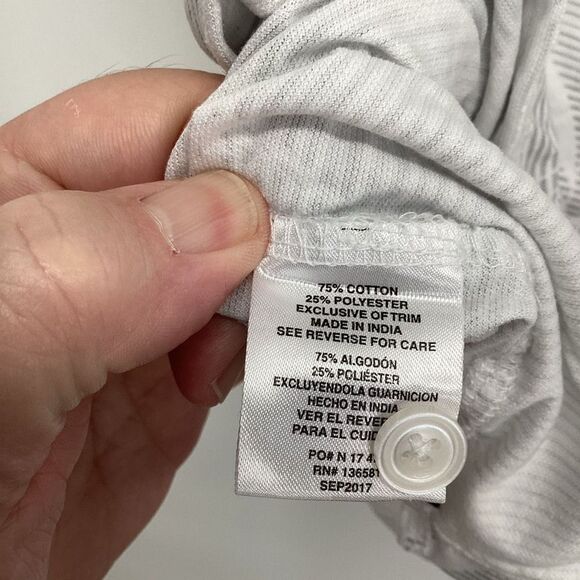 Men's Nat Nast‎ Cotton Blend Short Sleeve Polo Shirt white/gray large - Picture 5 of 7